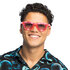 LED Blink glasses pink_