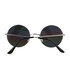 Set Hippie John (hoofdband, partybril, pruik en ketting)_