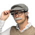 Set Opa (pet met haar, partybril met wenkbrauwen en snor)_