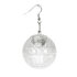 Pair LED earrings Disco ball_