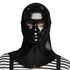 Face mask Mime black with hood_