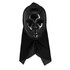 Face mask Mime black with hood_
