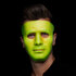 Gezichtsmasker mime Theater glow-in-the-dark_