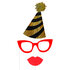 Set 13 photo props Party time_