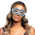 Eye mask Venice sequins silver_