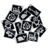 Cute Glitter Tattoo Stencils  (12 pcs)_
