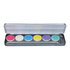 Aqua Face- and Bodypaint palette 6 PASTEL UNICORN colours_