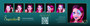 Aqua Face- and Bodypaint  Luxery Blue Lagoon palette 6 colours_