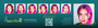 Aqua Face- and Bodypaint  Luxery Precious Gem palette 6 colours_