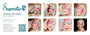 Aqua Face- and Bodypaint  palette 12 colours SYLLIE FACES by Syl Verberk._
