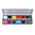 Aqua Face- and Bodypaint  palette 12 colours SPARKLING FACES by Svetlana Keller._