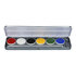 Aqua Face- and Bodypaint palette 6 BRIGHT colours_