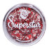 Chunky Glitter Cream Red & White 10 ml._