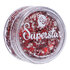 Chunky Glitter Cream Red & White 10 ml._