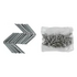 Stoelhoek 16 dlg 25 x 25 x 14.5 mm_