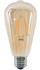 LED lamp retro filament st64 4W E27 amber dimbaar_