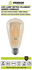 LED lamp retro filament st64 4W E27 amber dimbaar_